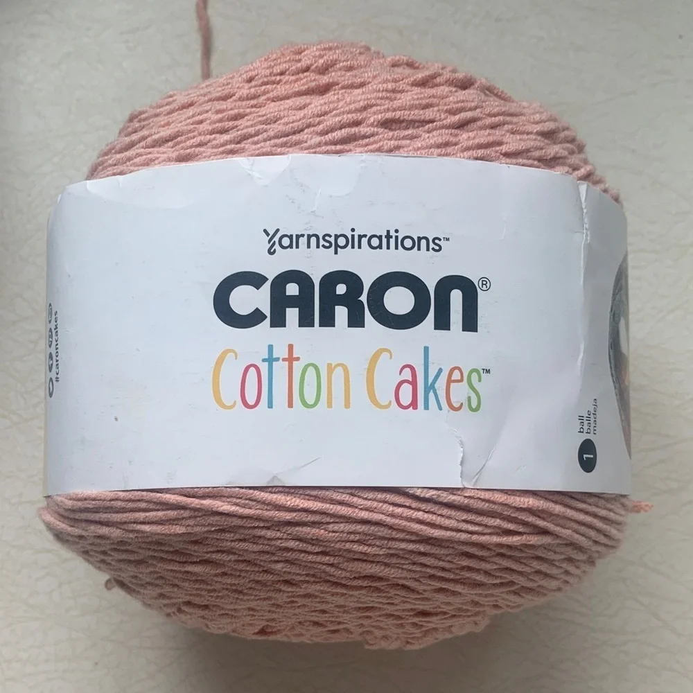 Caron Cotton Cakes Yarn in Coral - Picture 1 of 4